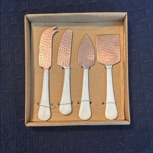 Mud Pie Copper Cheese Set